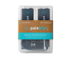 2pc Paleblue Fast Charging Lithium Ion 9V USB Rechargeable Smart Batteries
