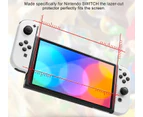 2 Pack Screen Protector Glass for Nintendo Switch OLED, Premium 9H Tempered Glass Screen Protector for Nintendo Switch OLED