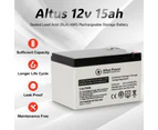 Altus 12V 15ah AGM Battery Deep Cycle SLA Lead Acid Battery