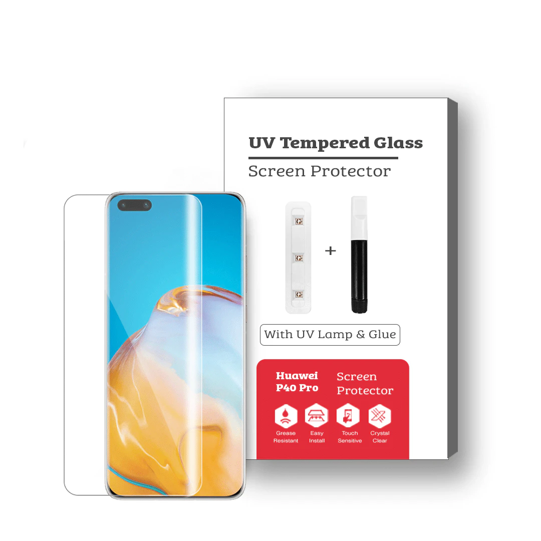 Huawei P40 Pro 3D UV Tempered Glass Screen Protector