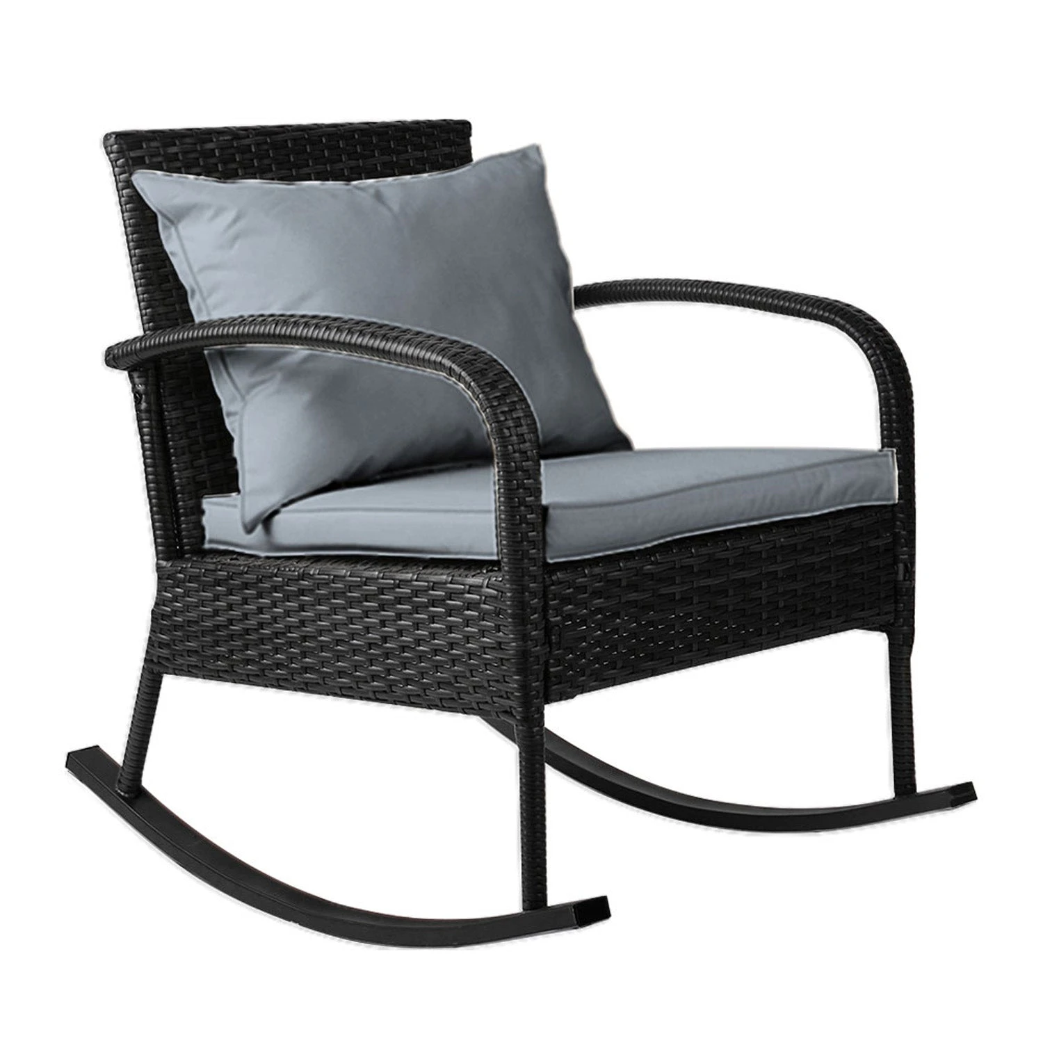 Garden Rocking Chair - Black