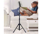 Adjustable 4.7-12.9" Stable Tripod Floor Stand Lazy Tablet Mount Holder for iPad