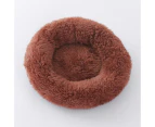 Hamster Bed Round Shape Keep Warm Sleeping Bed Hedgehog Chinchilla Rabbit Small Animal Nest Cage Accessories-Coffee