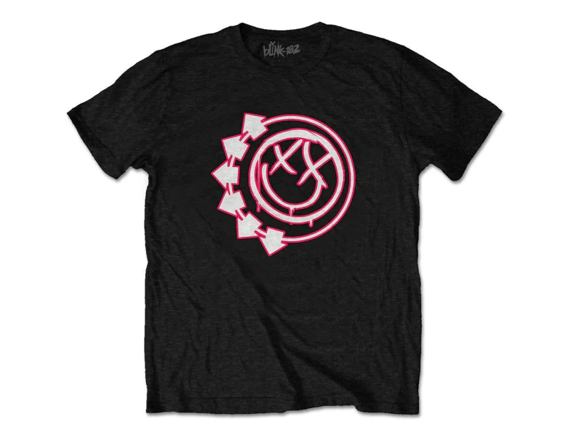 Blink-182 | Official Kids T-Shirt | Six Arrow Smile - Black