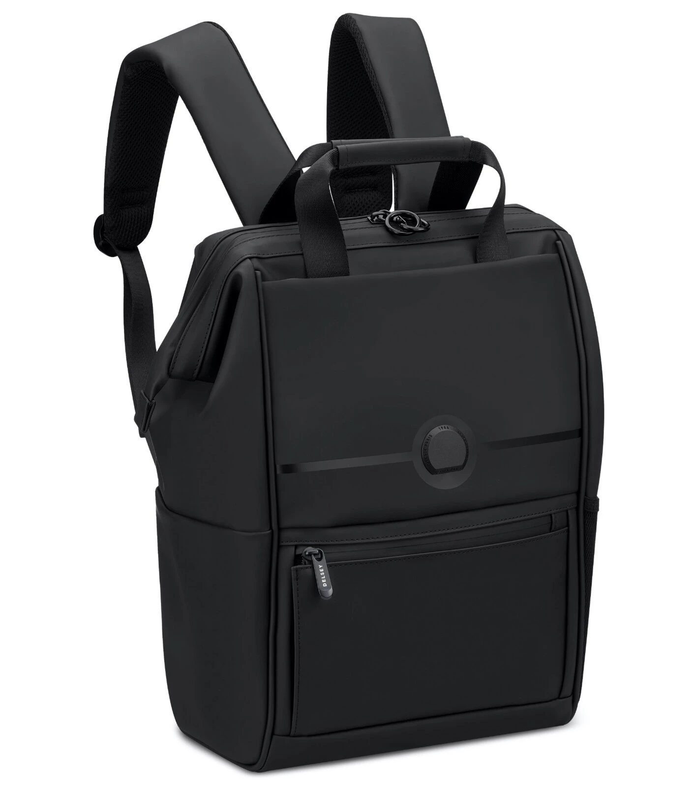 Delsey Turenne Soft 14" Laptop Backpack with RFID - Black