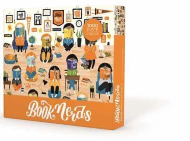 Book Nerds Puzzle by Gibbs Smith Gift