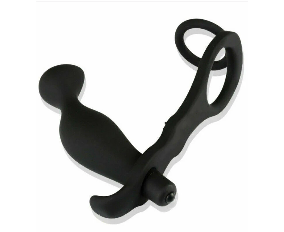 Miraco Vibrating Prostate Massager Cock Ring Anal Butt Plug Delay Vibrator