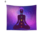 Rectangular Yoga Tapestry Clear Print Smooth Tear Resistant Yoga Wall Tapestry for Home-3XL