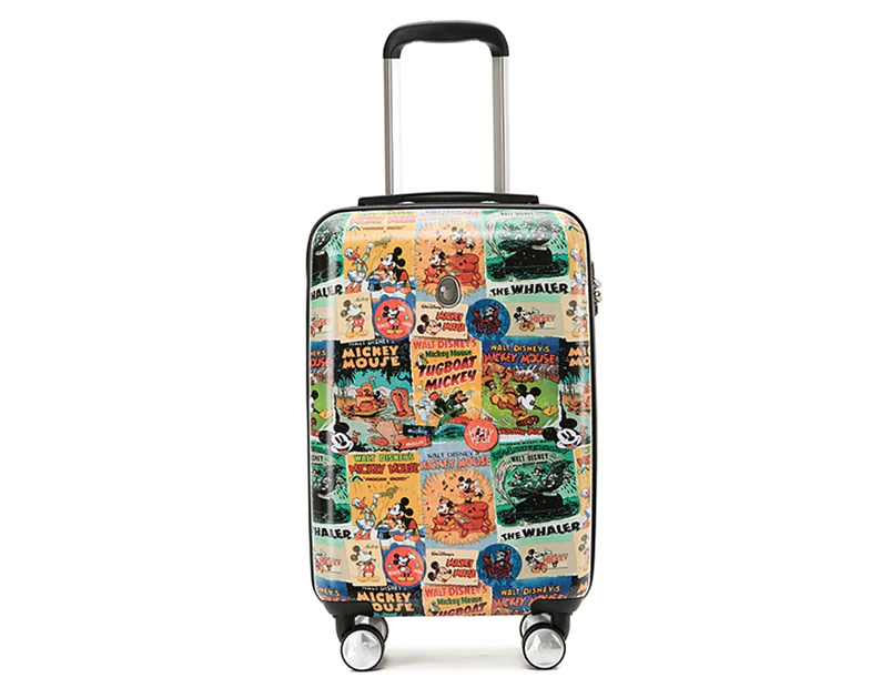 Disney Mickey Mouse 50 cm 4-Wheel Cabin Luggage - Comic Print