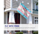 90*150cm Transgender Flag,Double Gender Flag,Pan-gender Banner