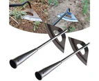 2Pcs Gardening Hand Tools Hoe, Hoe Garden Tool Hand Shovel Weed Puller Accessories