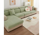 Couch Cushion Covers Stretch Sofa Seat Cover Furniture Protector Replacement Chair Cushion Slipcovers Green - For Two-Seater