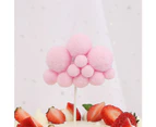 Soft Cloud Cake Topper Baby Shower Kids Birthday Festival Party DIY Decoration-Pink Long - Pink Long