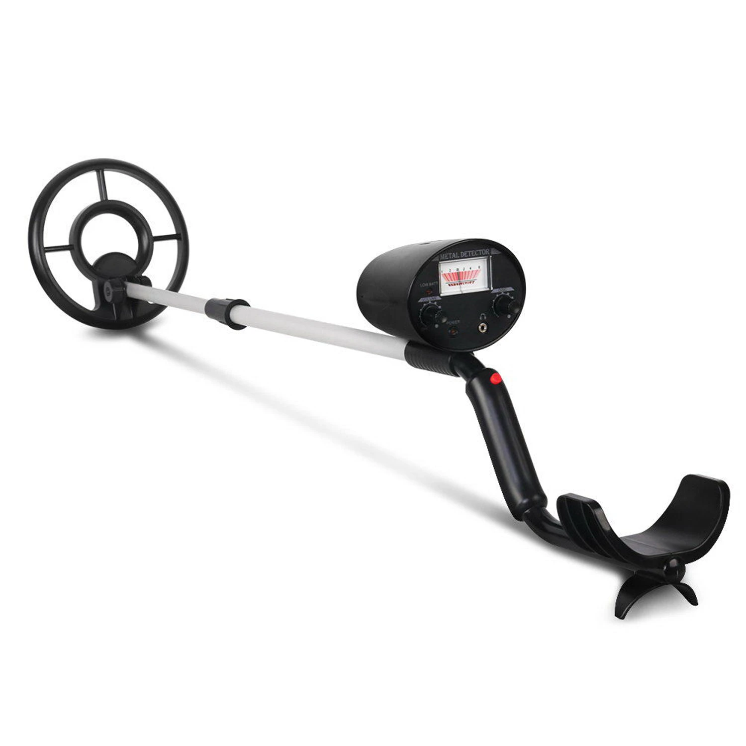 Battery Powered Metal Detector - Black