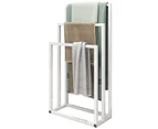 3 Tiers Freestanding Towel Racks, Towel Holder Drying Shelf Stand Towel Bar