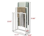 3 Tiers Freestanding Towel Racks, Towel Holder Drying Shelf Stand Towel Bar