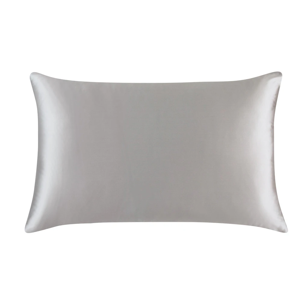 In2linen Silk 100% Mulberry Pillow Case M19 | Silver