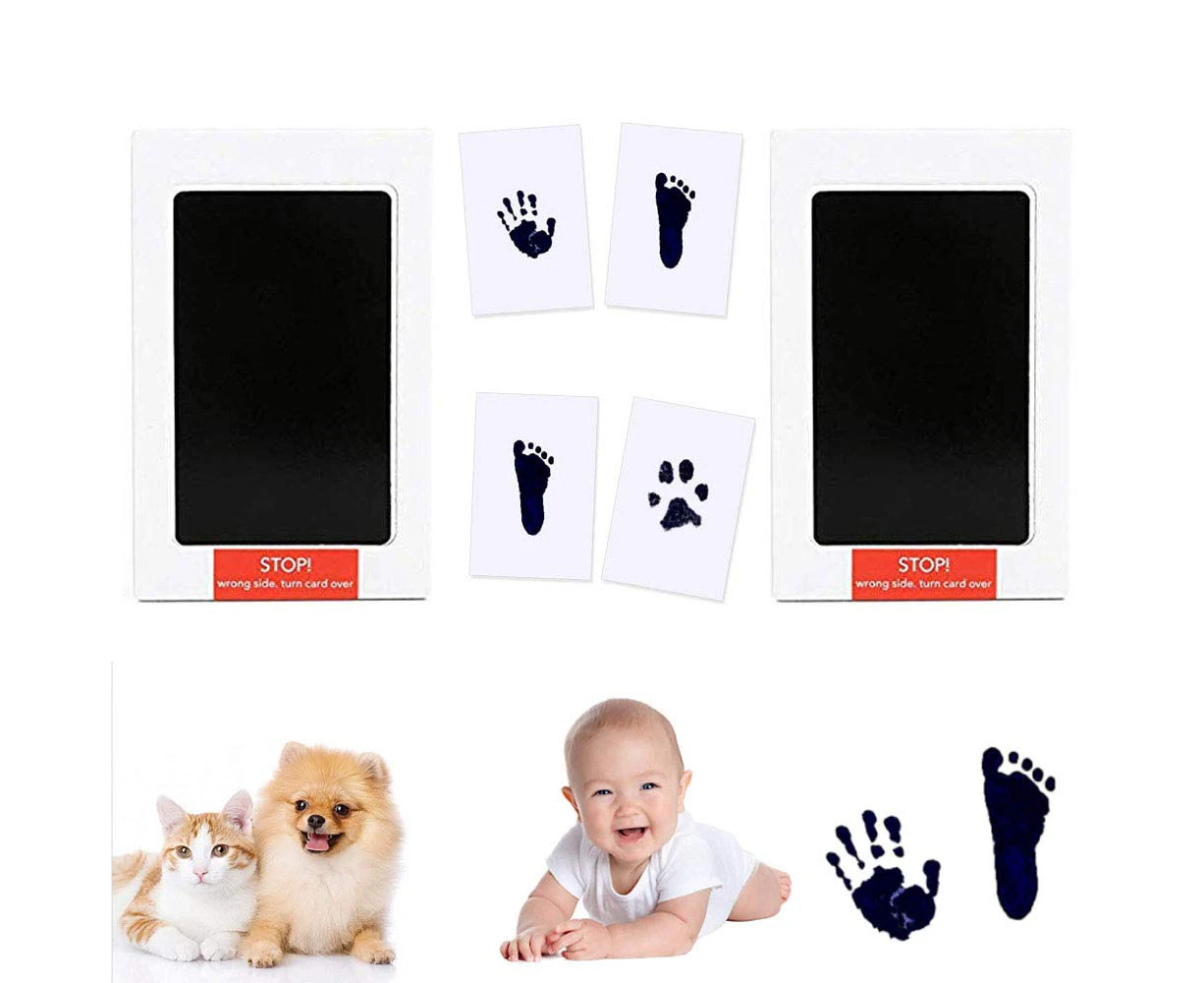 Baby foot or hand print set,footprint baby ink pad,baby hand print,baby handprint picture frame,baby handprint and footprint