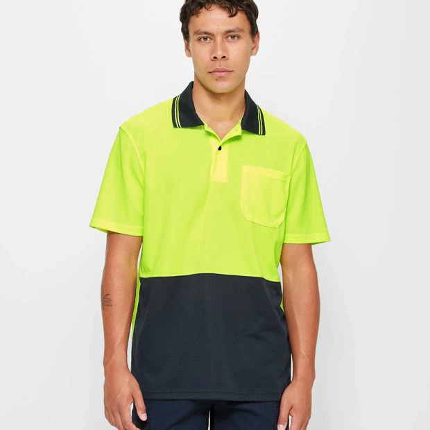 Graphite Hi-Visibility Polo Shirt - Yellow