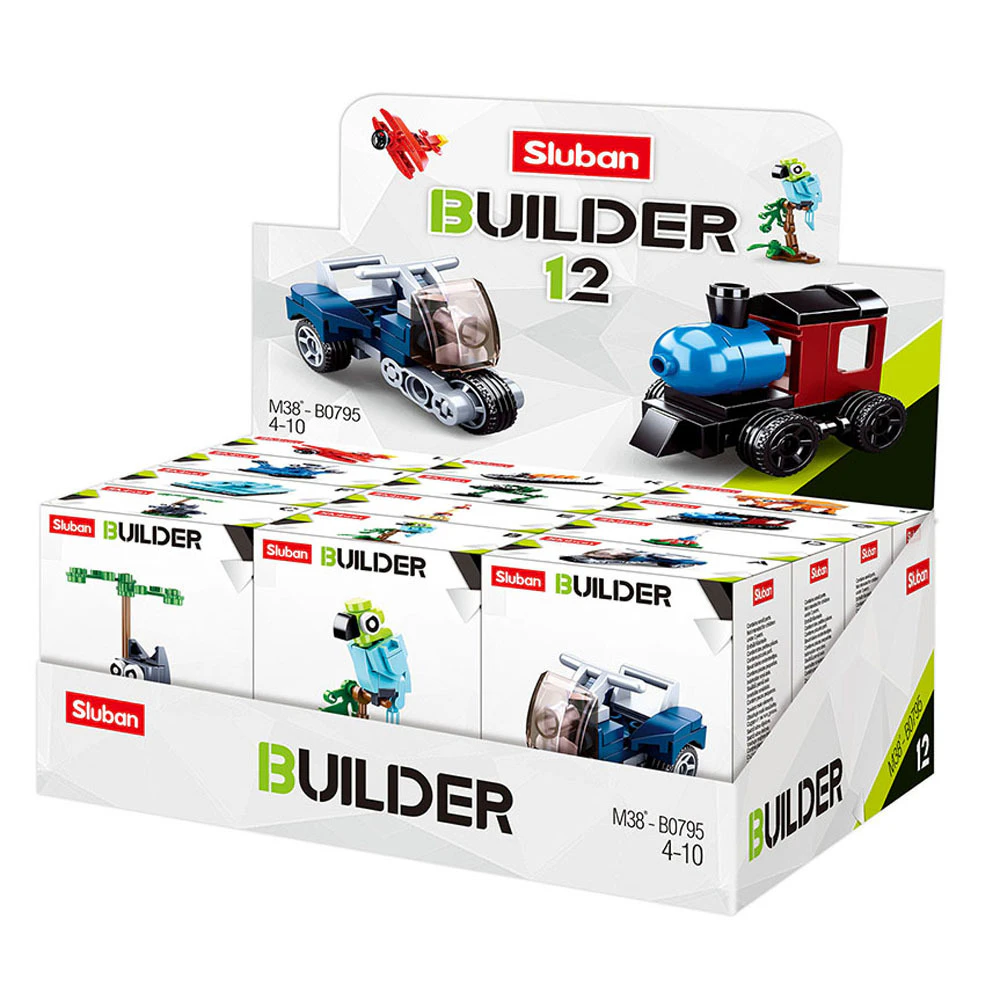 Builder Mixed Designs Display 12 Pack