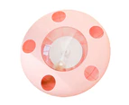 Cat Toy Roller Electric Rotating Teaser Durable Interactive Amusement Plate Cat Turntable Disc Toy for Kittens-Pink