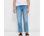 Target Maternity Straight Leg Denim Jeans - Blue