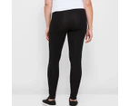 Target Maternity Australian Cotton Over The Belly Leggings - Black