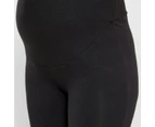 Target Maternity Australian Cotton Over The Belly Leggings - Black