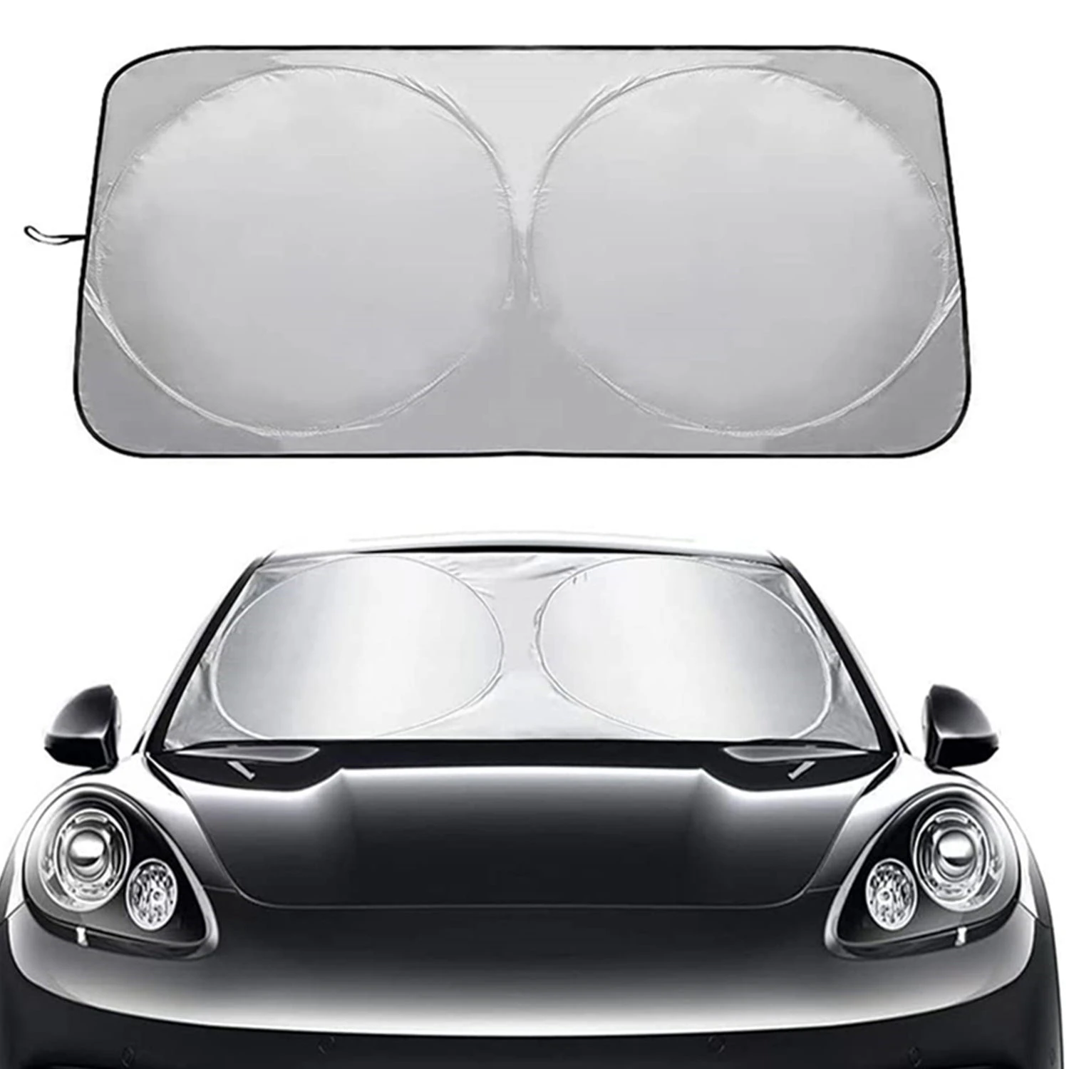 Foldable Car Sun Shade Covers Maximise UV Protection, Keep Vehicle Cooler