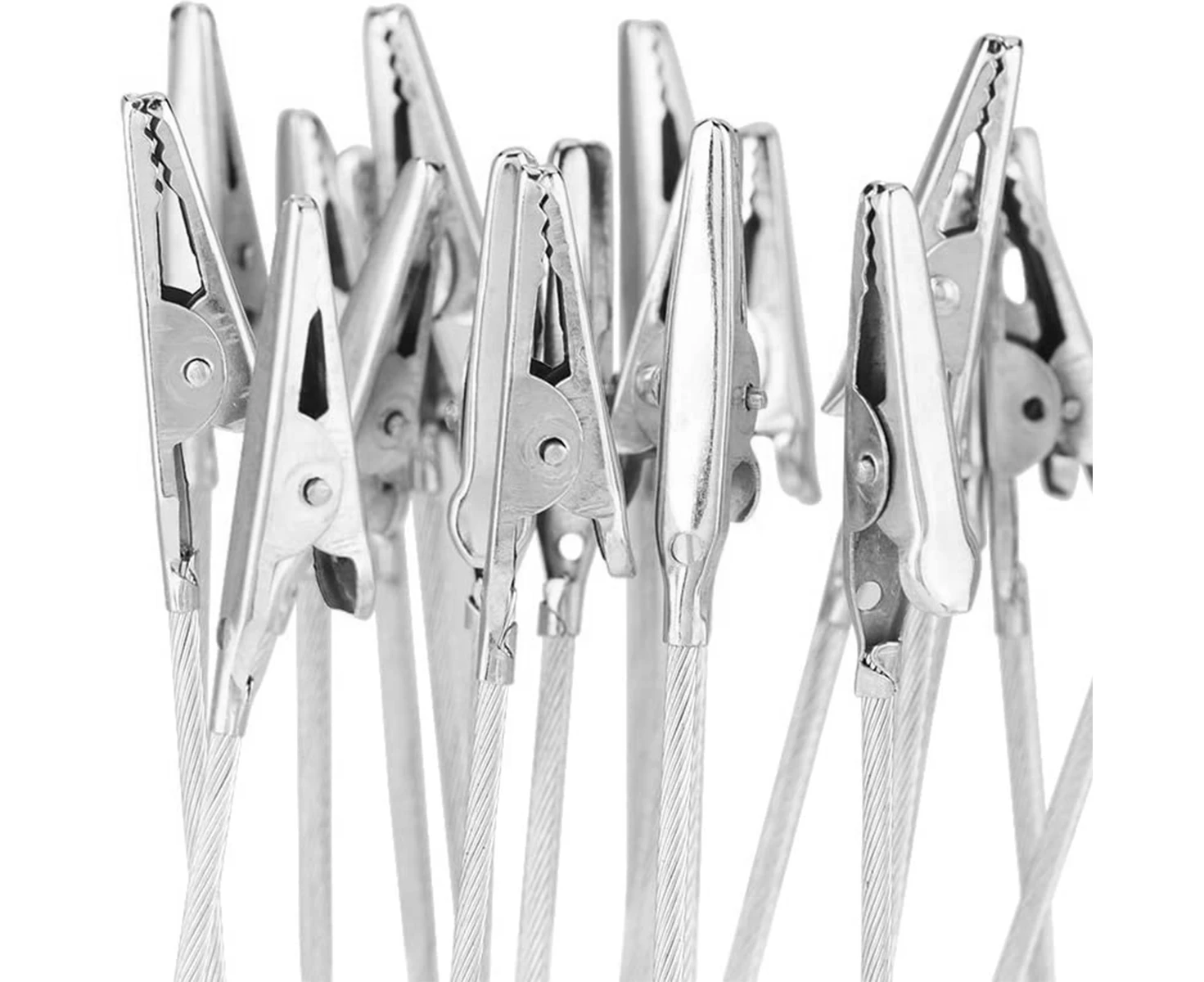 50 Pcs Alligator Clip Photo Holders, Metal Photo Clips, DIY Memo Clip Holder Stand Clips