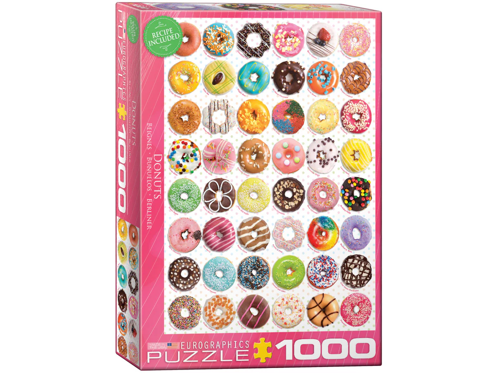 Eurographics Donut Tops Kid Toys Jigsaw Puzzle 1000 Piece