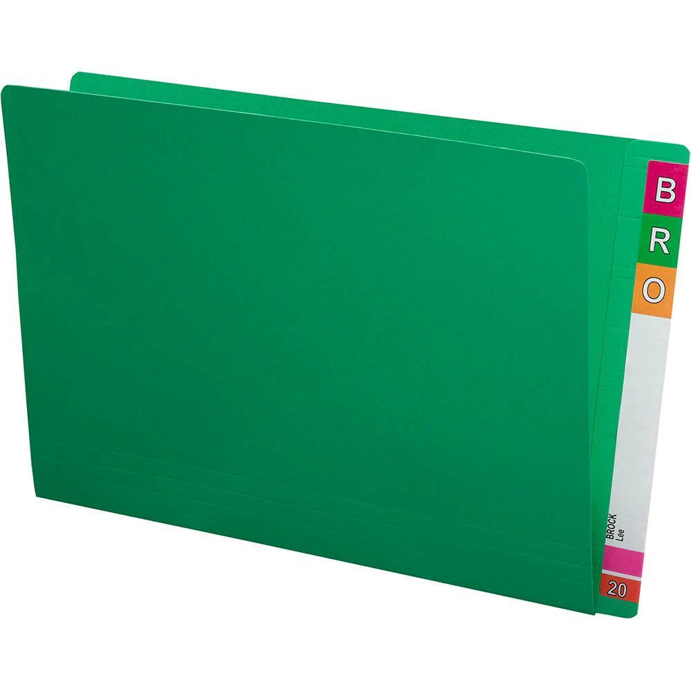 Avery 45313 Lateral File Extra Heavy Weight Foolscap Green Box 100