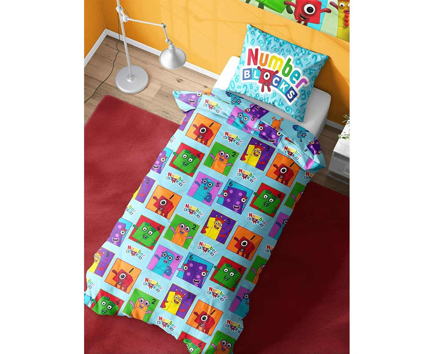 Number Blocks Meet the Number Blocks Junior Duvet Cover Set - Junior