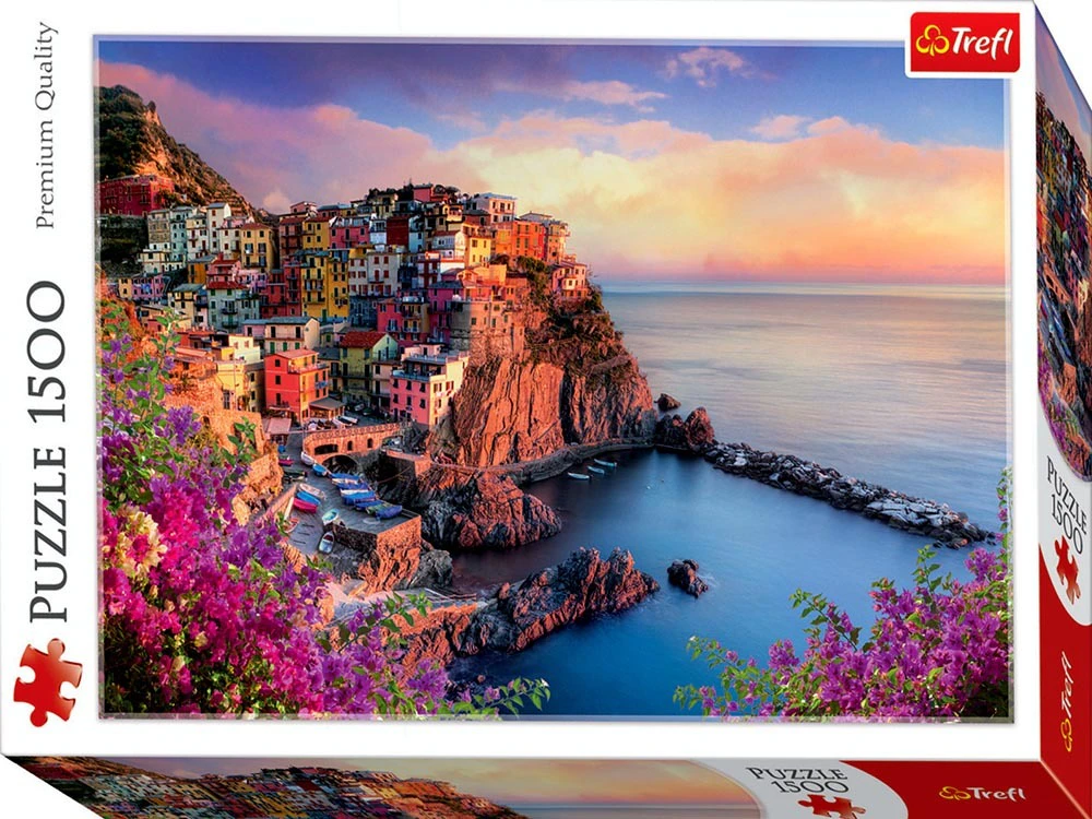 View Of Manarola Jigsaw Puzzle 1500 Pieces