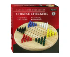 Classic Games Collection Chinese Checkers With Wooden Pegs Board Game