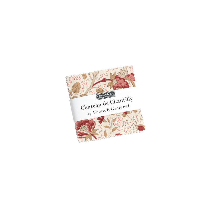 Moda Chateau de Chantilly Mini Charm Squares Fabric By French General  Quilting Sewing Craft