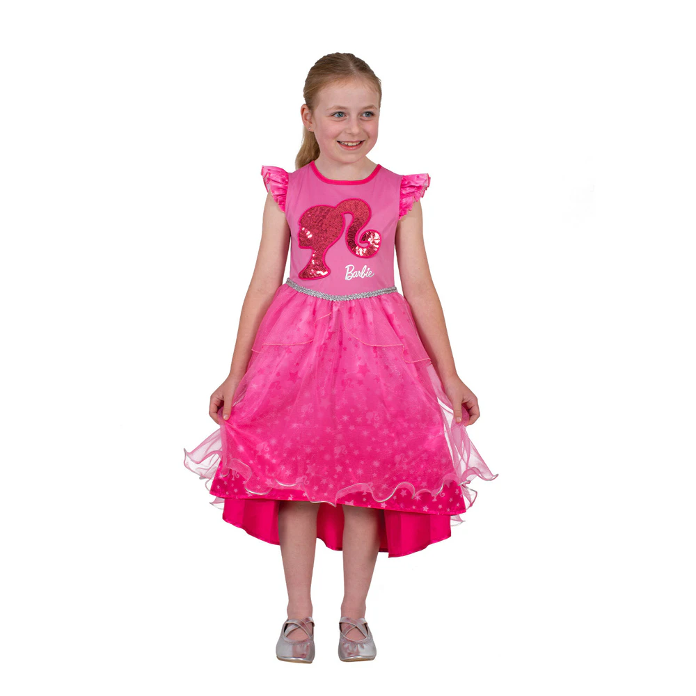Barbie Sparkle Deluxe Costume Party Halloween Dress Up Outfit Kids