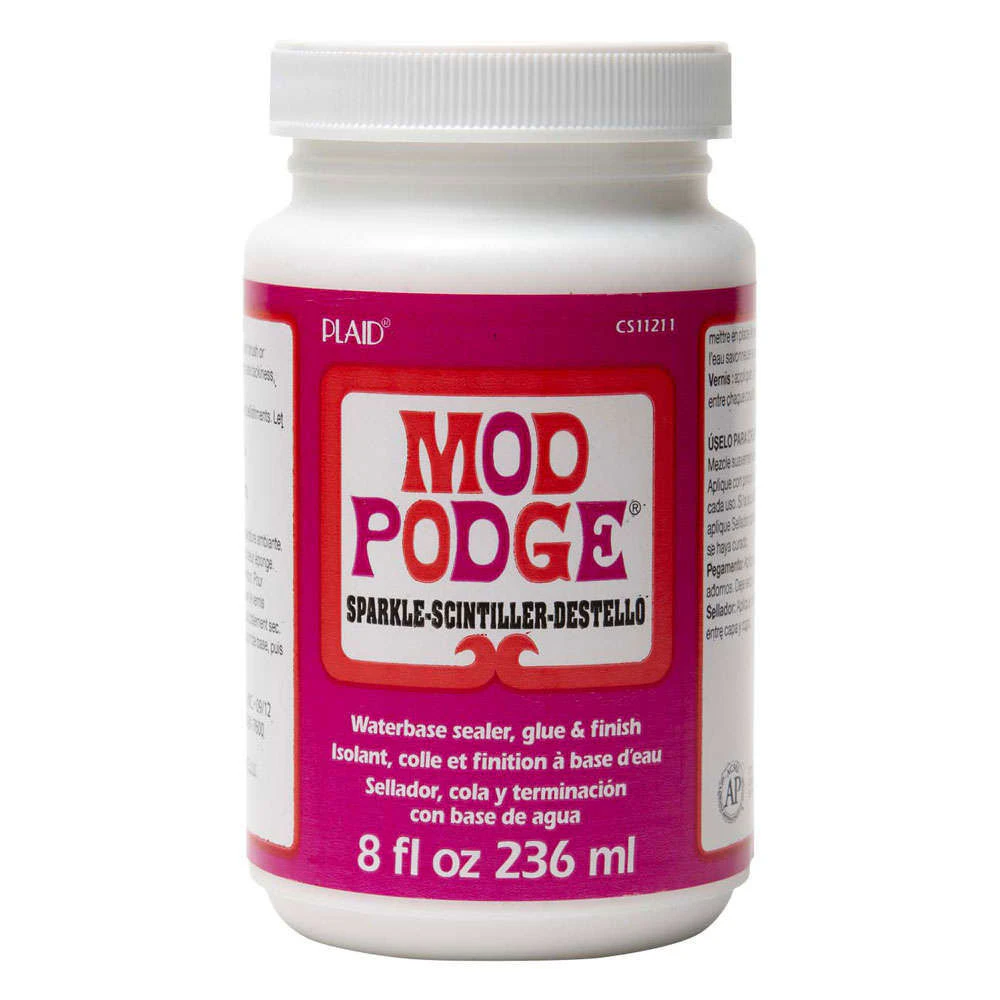 Mod Podge Sparkle Water Based Sealer, Glue and Finish 8 fl oz (236ml)