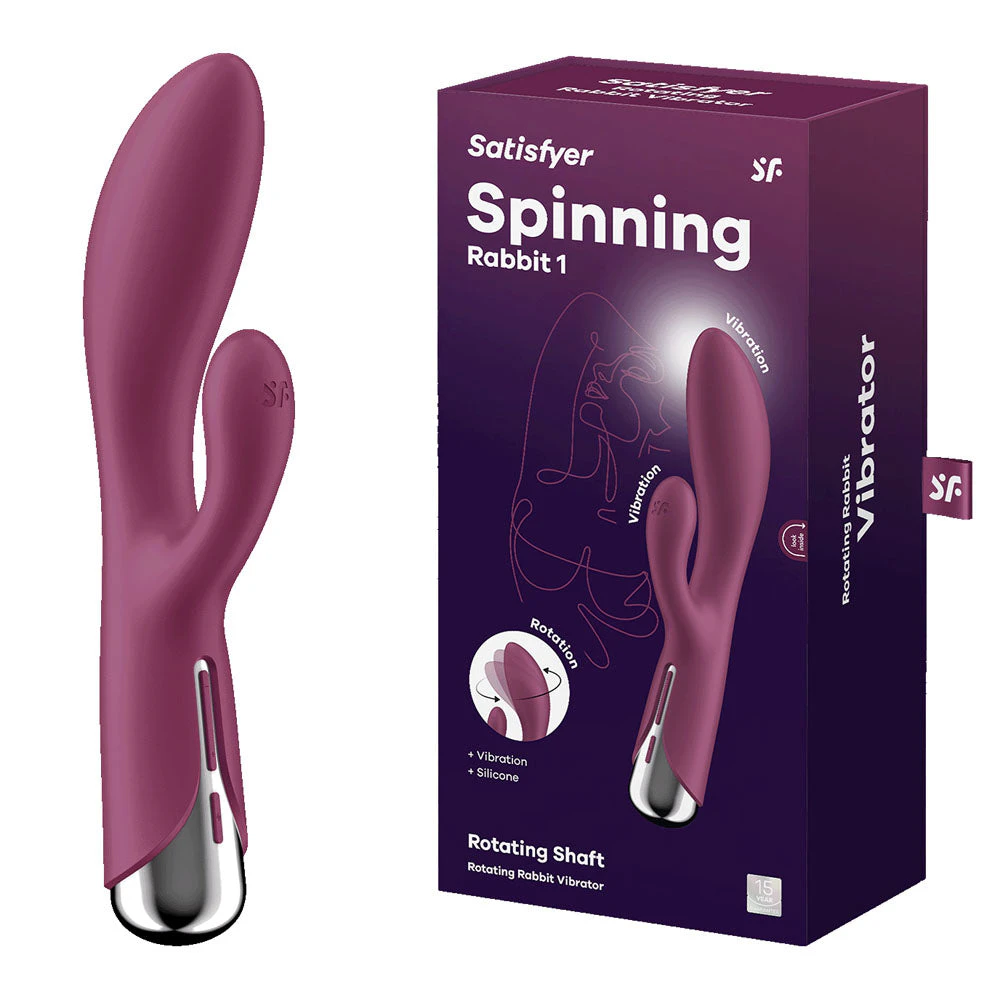 Satisfyer Spinning Rabbit 1 - Red-(4048727)