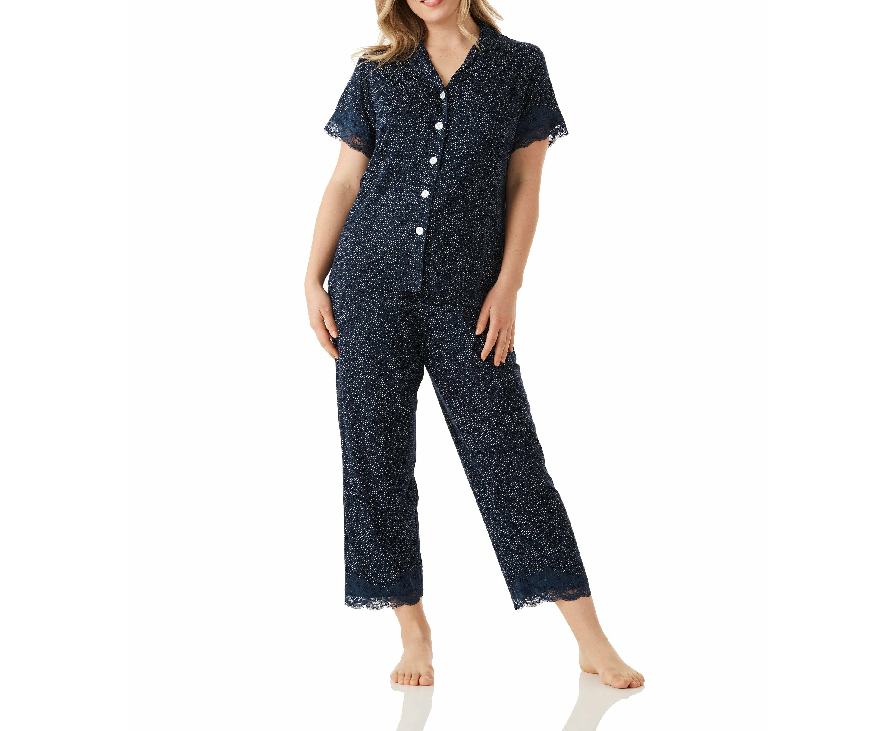 Magnolia Lounge Dreamtime Spot Pyjama Set