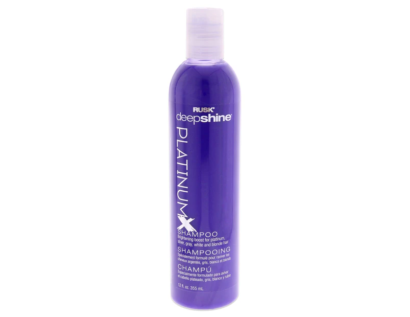 Deepshine PlatinumX Shampoo by Rusk for Unisex - 12 oz Shampoo