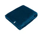 Extra Soft Warm 1.7 TOG Luxury Thermal Fleece Blanket - 180 x 200 cm - Teal