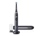 Oral-B iO Series 7 Electric Toothbrush (Black) with charging stand and  travel case [IOS7B]