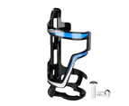 Water Bottle Cage One-piece Drink Cup Holder for Outdoor Cycling-Black Blue