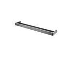 NORICO Cavallo Square Double Towel Rail - 600mm - Gun Metal Grey