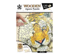 130pc Puzzle Master A3 Shaped Wooden Jigsaw Puzzle w/ Stand Set Kids 8y+ Tiger