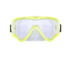 RDMCMDiving Mask Snorkeling Gear Kids Adult Snorkel Mask Dive Goggles,yellow