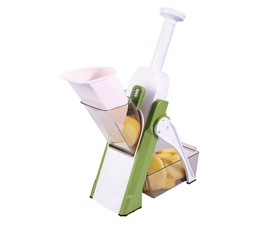 Green 4 in 1 Vegetable Slicer Multifunctional Kitchen Chopping Artifact Food Chopper