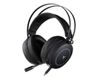 RAPOO VH160 Gaming Headset 7.1 Surround Sound Stereo Headphone USB Microphone Breathing RGB LED Light PC Gaming
