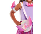 Barbie Iridescent Foil Fabric Bag Kids/Children Costume Party Accessory Pink